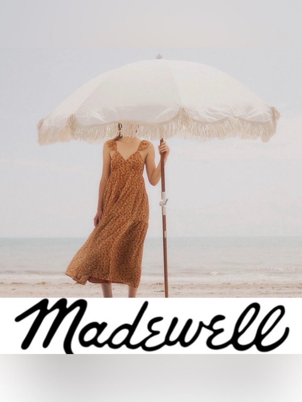 Madewell Georgette Ruffled Sleeve Tiered Maxi Dress